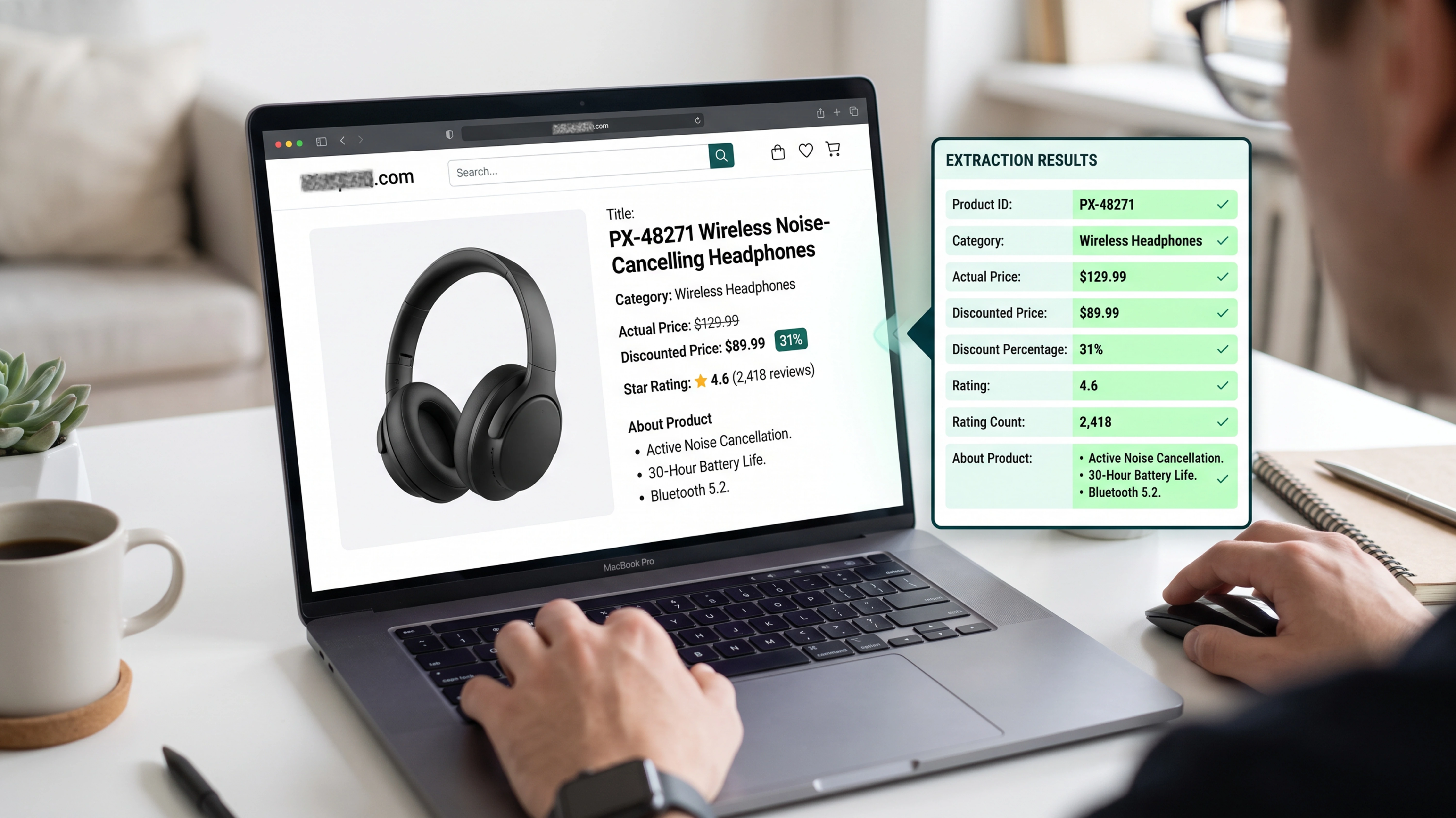 E-commerce product details extraction case study