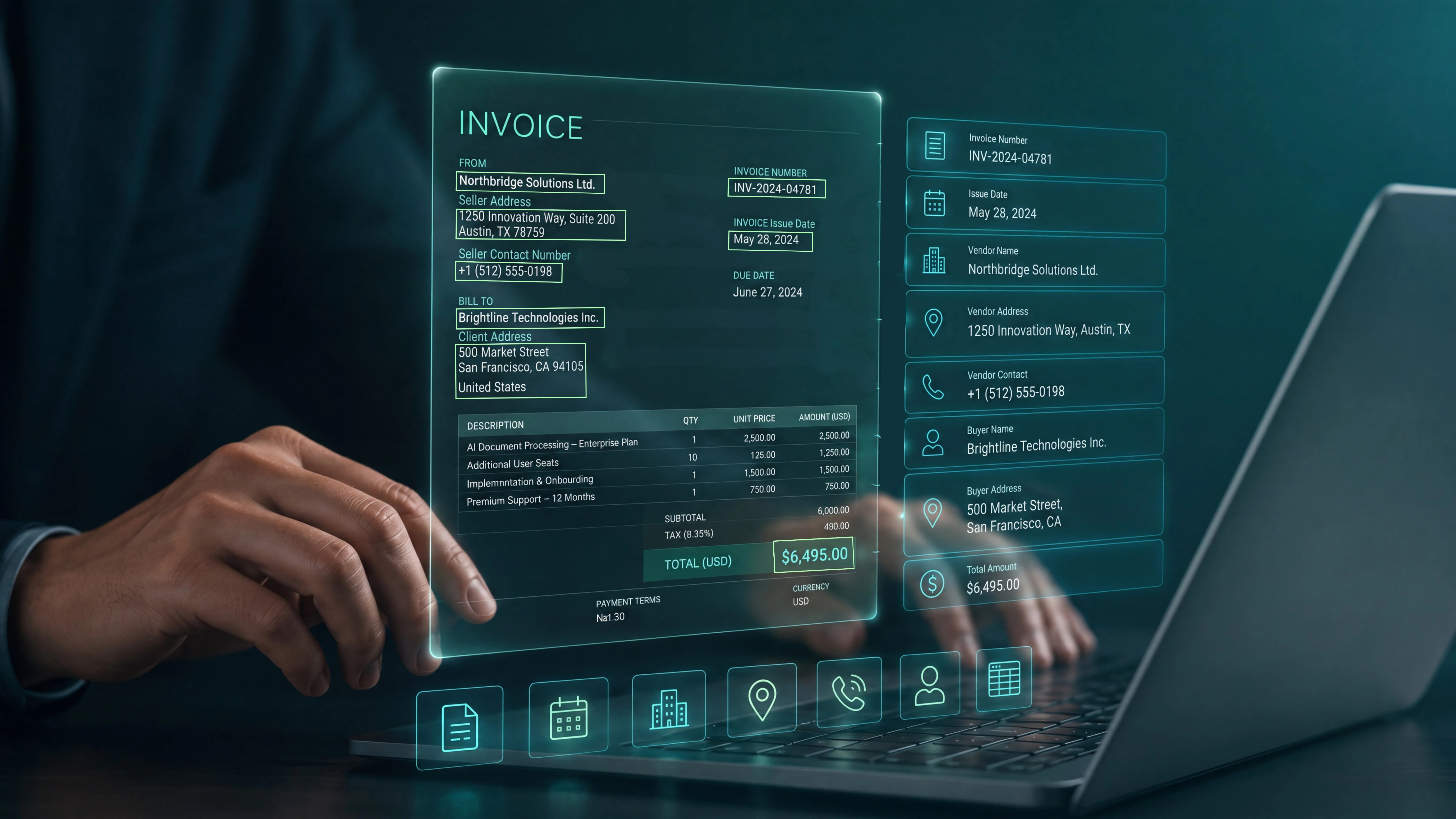 Invoice bounding box annotation (CDIP) case study