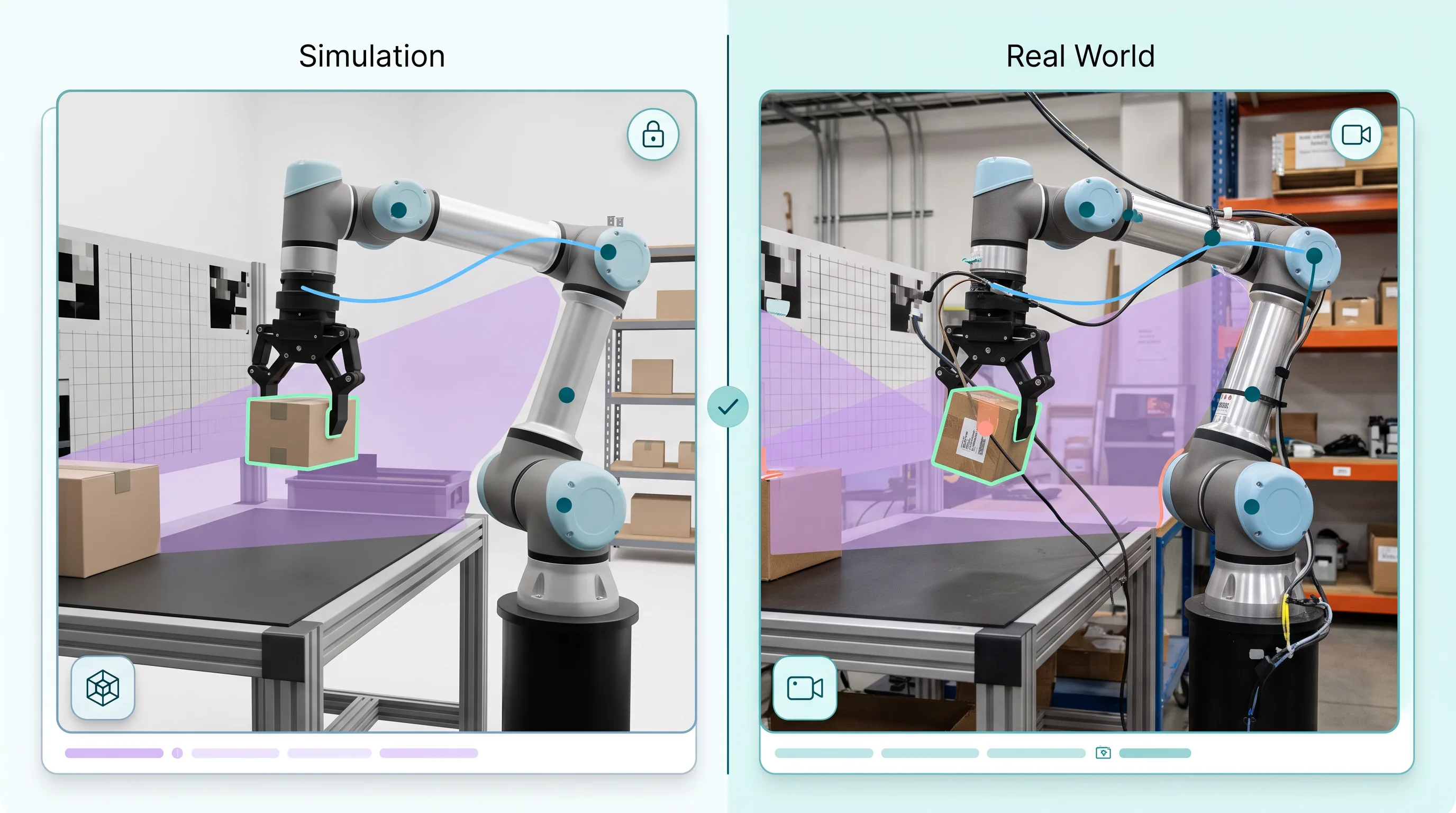 Sim-to-real validation dataset annotation