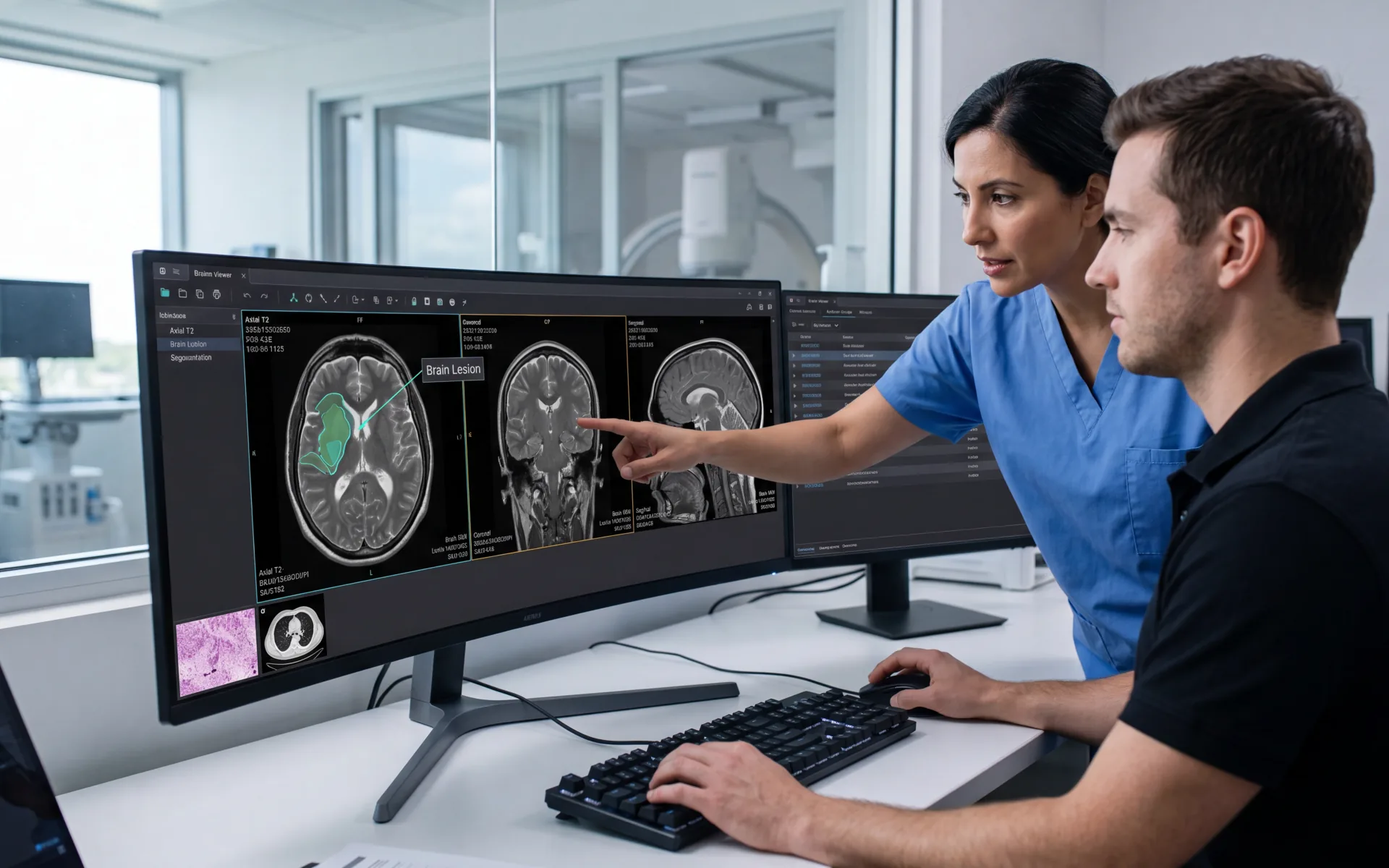Native DICOM radiology annotation with structured findings