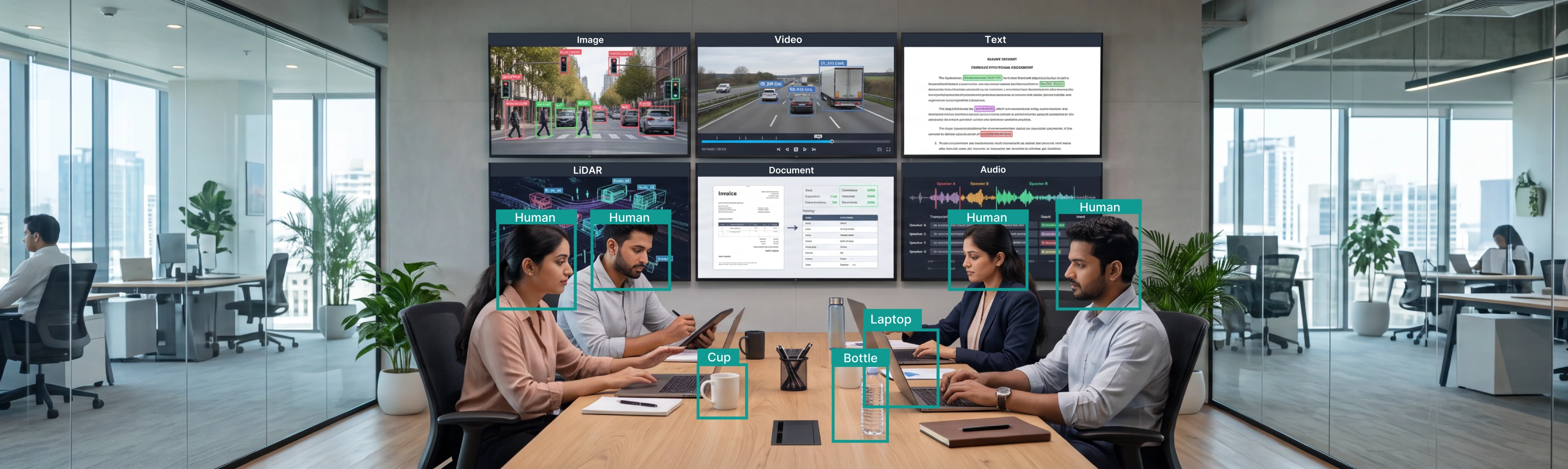 Governed, multi-modal data annotation services